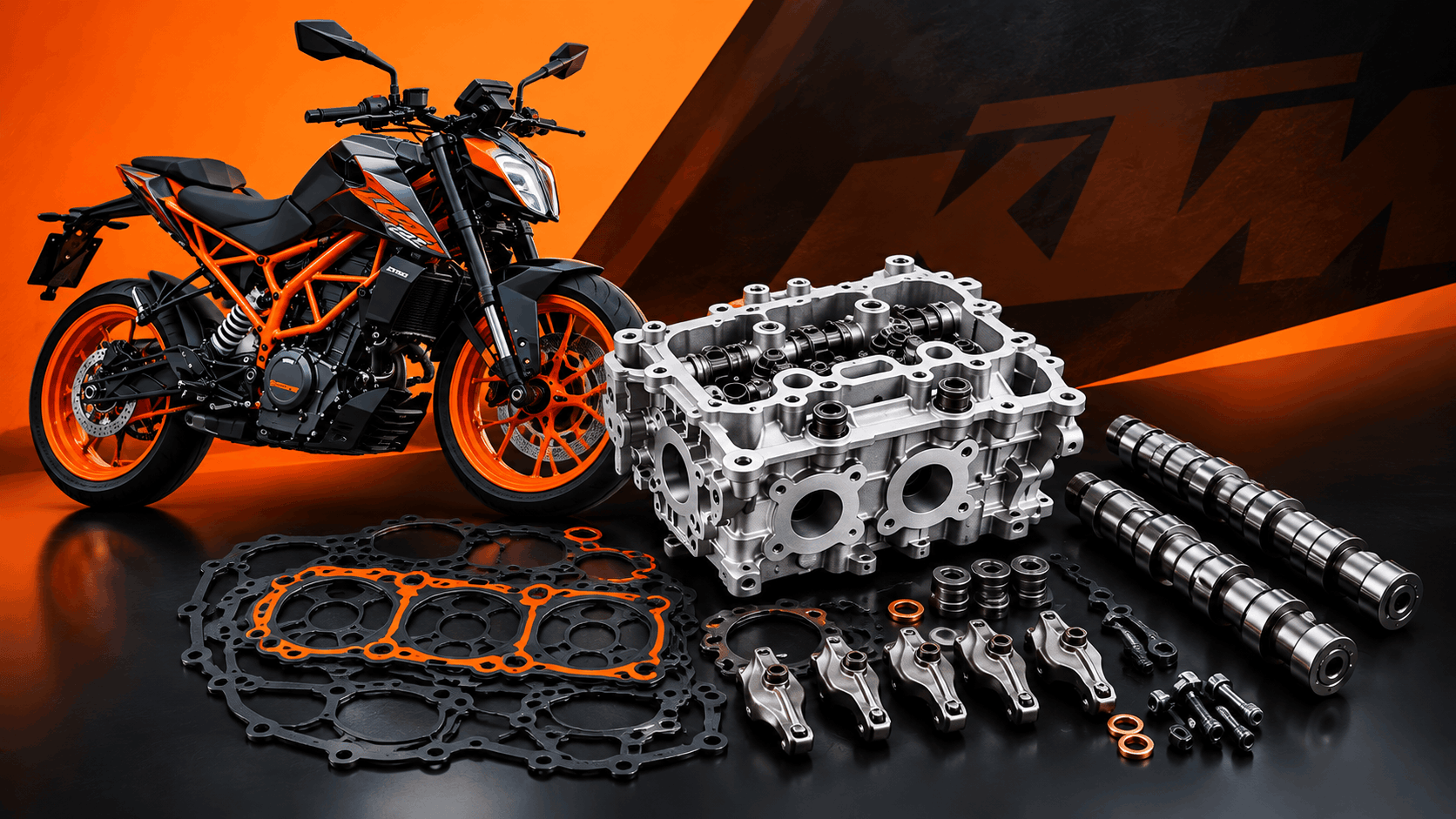 Complete Cylinder Head Kit for KTM Duke RC 390: Installation Guide Performance Benefits